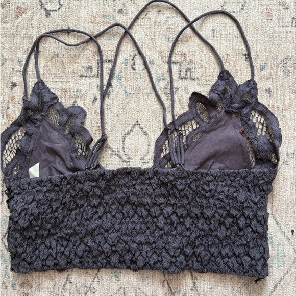 Lace Bralette in Dark Gray - Picture 3 of 3
